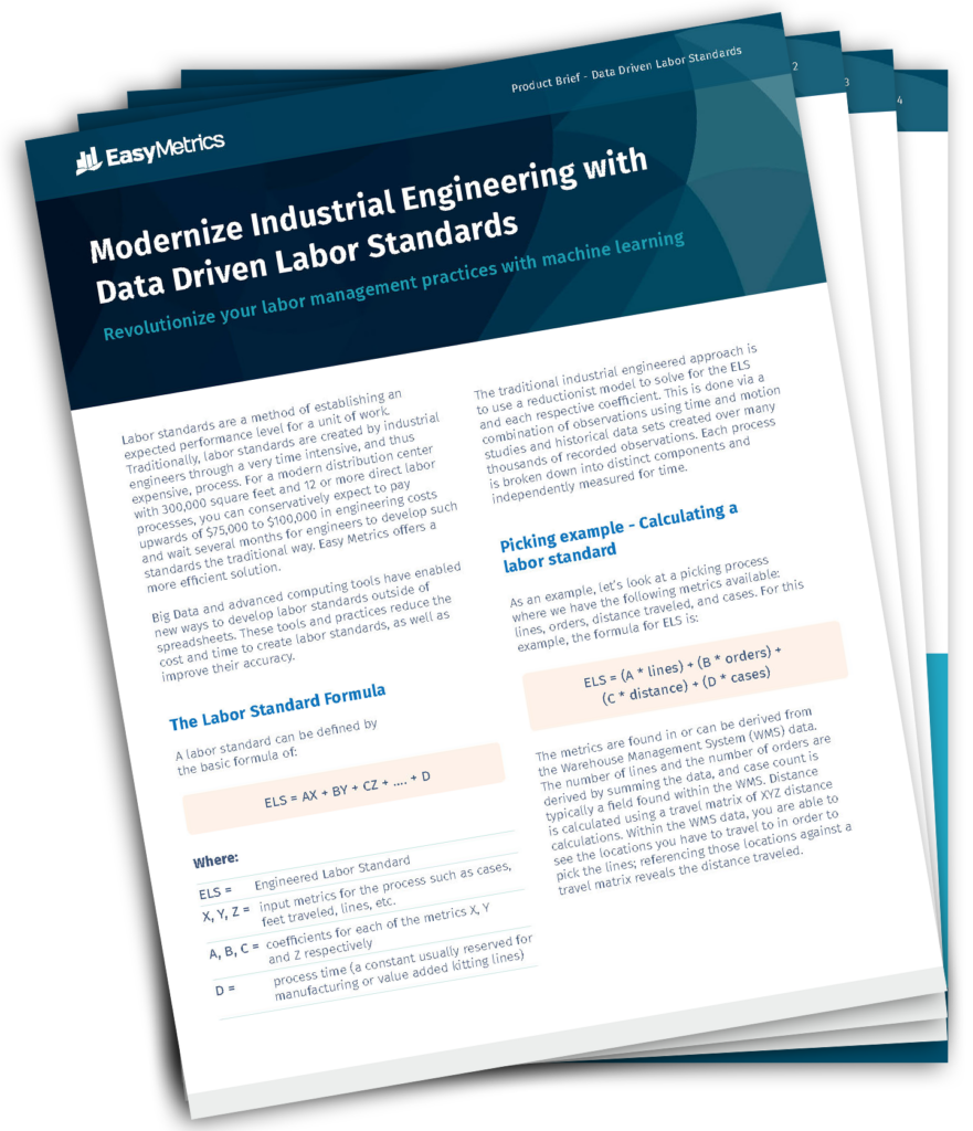 Modernize Industrial Engineering with Data Driven Labor Standards