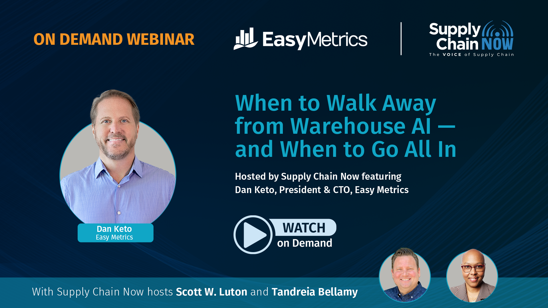 Webinar – When to Walk Away from Warehouse AI—and When to Go All In
